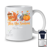 Personalized This The Season; Joyful Thanksgiving Coffee Pumpkin; Custom Name Petanque Player T-Shirt
