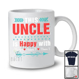 Personalized This Uncle Happy With Custom Name, Adorable Father's Day Vintage, Family T-Shirt