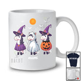 Personalized Three Boo Ghost Pumpkin Horse; Adorable Halloween Farm; Custom Name Farmer T-Shirt