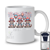 Personalized Three Custom Name Ocelot, Amazing 4th Of July Wild Animal Lover, Patriotic Group T-Shirt