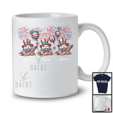 Personalized Three Custom Name Walrus, Amazing 4th Of July Sea Animal Lover, Patriotic Group T-Shirt