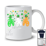 Personalized Three Dirt Bike Leprechaun; Joyful St. Patrick's Day Dirt Bike Riding; Family T-Shirt