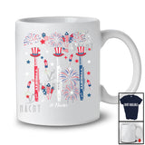 Personalized Three Flute Fireworks; Joyful 4th Of July Custom Name Flute Player; Music Lover T-Shirt