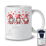 Personalized Three Gnome Valentine Nurse; Joyful Valentine Custom Name Nurse; Gnomies Jobs T-Shirt