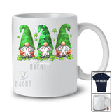 Personalized Three Gnomes Baseball Leprechaun; Awesome St. Patrick's Day Custom Name Baseball Player T-Shirt