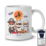 Personalized Three Pirate Mummy Boo Ghost Squirrel; Amazing Halloween Costume Animal; Family T-Shirt