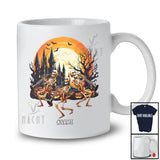 Personalized Three Skeletons Playing Bassoon; Joyful Halloween Custom Name Musician; Family T-Shirt