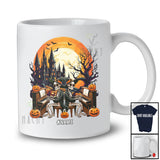 Personalized Three Skeletons Playing Piano; Joyful Halloween Custom Name Musician; Family T-Shirt