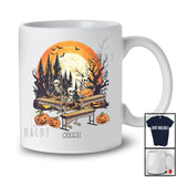 Personalized Three Skeletons Playing Xylophone; Joyful Halloween Custom Name Musician; Family T-Shirt