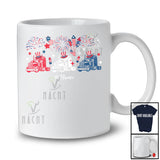 Personalized Three Truck Fireworks; Joyful 4th Of July Custom Name Truck Driver; Family T-Shirt