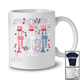 Personalized Three Trumpet Fireworks; Joyful 4th Of July Custom Name Trumpet Player; Music T-Shirt
