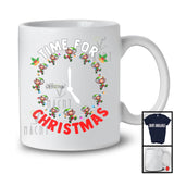 Personalized Time For Christmas; Cheerful X-mas Santa Elf As Clock; Custom Name Family T-Shirt