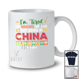 Personalized Tired Of Not Being In China; Humorous St. Patrick's Day Custom Name Chinese T-Shirt