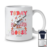 Personalized Today I'm A Serious Goose; Humorous Custom Name Goose With Gun T-Shirt