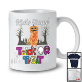 Personalized Trick Or Treat, Humorous Halloween Golden Retriever Custom Name, Pumpkin Face T-Shirt