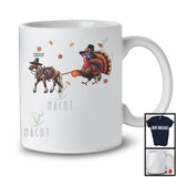 Personalized Turkey Walking With Horse; Awesome Thanksgiving Custom Name Horse; Farmer T-Shirt