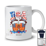 Personalized USA; Fantastic 4th Of July Bourbon Glasses; Custom Name Drinking Drunker Patriotic T-Shirt