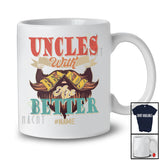 Personalized Uncles with Beards Are Better; Joyful Father's Day Custom Name Beard Uncles; Family T-Shirt