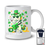 Personalized Unicorn Rock; Lovely St. Patrick's Day Unicorn Bass Player; Custom Name Guitarist T-Shirt