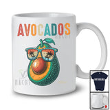 Personalized Vintage Avocados; Lovely Summer Vacation Avocados Custom Name Fruits Vegan T-Shirt