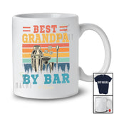 Personalized Vintage Best Grandpa By Bar; Proud Father's Day Custom Name Bartender Player T-Shirt