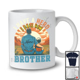 Personalized Vintage Hero I Call Him Brother, Amazing Father's Day Custom Name Brother, Family T-Shirt