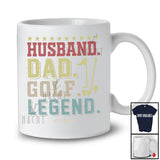Personalized Vintage Husband Dad Golf Legend; Proud Father's Day Custom Name Player T-Shirt