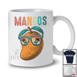 Personalized Vintage Mangos; Lovely Summer Vacation Mangos Custom Name Fruits Vegan T-Shirt