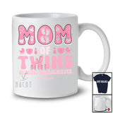 Personalized Vintage Mom Of Twins Overachiever; Proud Mother's Day Twin Dad Pregnancy; Family T-Shirt