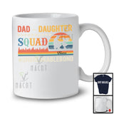 Personalized Vintage Retro Dad-Daughter, Proud Father's Day Custom Name, Family Group T-Shirt