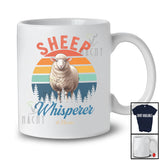 Personalized Vintage Retro Sheep Whisperer; Amusing Custom Name Farmer; Farm Animal T-Shirt