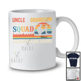 Personalized Vintage Retro Uncle-Grandson Squad, Proud Father's Day Custom Name, Family T-Shirt