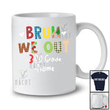 Personalized We Out 3rd Grade; Lovely Last Day Of School Plaid Custom Name Students Teacher T-Shirt