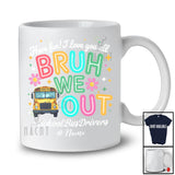 Personalized We Out School Bus Drivers; Happy Last Day Of School Custom Name Students Jobs T-Shirt
