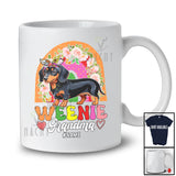 Personalized Weenie Grandma; Wonderful Mother's Day Flowers Dachshund; Custom Name Family T-Shirt