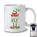 Personalized What The Elf; Sarcastic Christmas Elf Shoes Hat; Custom Name Family Group T-Shirt