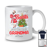 Personalized Who Needs Santa When You Have Grandma; Joyful Christmas Tree Custom Name Family T-Shirt