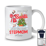 Personalized Who Needs Santa When You Have Stepmom; Joyful Christmas Tree Custom Name Family T-Shirt