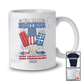 Personalized Will Trade Brother For Ice Cream; Joyful 4th of July Custom Name Family; Patriotic T-Shirt