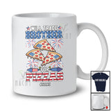 Personalized Will Trade Brother For Pizzas; Joyful 4th of July Custom Name Family Food; Patriotic T-Shirt