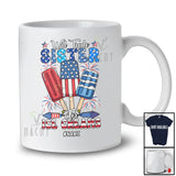 Personalized Will Trade Sister For Ice Cream; Joyful 4th of July Custom Name Family Food; Patriotic T-Shirt
