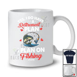 Personalized Yes I Do Have A Retirement I Plan On Fishing; Amusing Custom Name Retired; Family T-Shirt