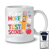 Personalized You Are More Than A Test Score; Joyful Test Day Pencil; Custom Name Teacher Student T-Shirt
