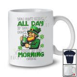 Personalized You Can't Drink All Day; Cheerful St. Patrick's Day Custom Name Leprechaun Drinking T-Shirt
