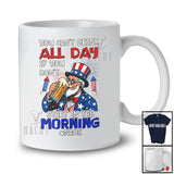 Personalized You Can't Drink All Day; Proud 4th Of July Uncle Sam Custom Name Drinking Beer T-Shirt