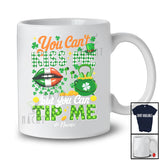 Personalized You Can't Kiss Me Can Tip Me; Joyful St. Patrick's Day Custom Name Dispatcher T-Shirt