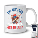 Personalized You Look Like the 4th of July; Lovely Custom Name Corgi Owner; Patriotic T-Shirt