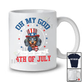 Personalized You Look Like the 4th of July; Lovely Custom Name Dachshund Owner; Patriotic T-Shirt