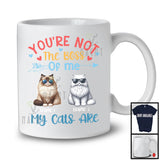 Personalized You're Not The Boss My Cats Are. Lovely Father's Day Custom Name Kitten Owner T-Shirt