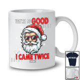Personalized You're So Good I Came Twice; Amusing Christmas Custom Name Bearded Santa Snow T-Shirt